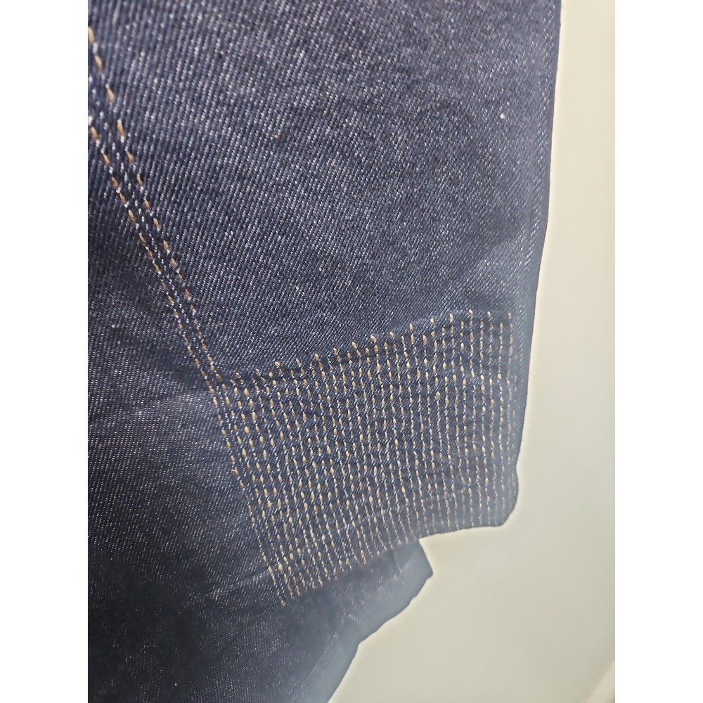 Marketplace Of India 2W Blue Vest Top Pant Set Embroidered Lagenlook Minimalist - Picture 10 of 16